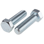Clear Passivated, Zinc Steel Hex, Hex Bolt, M20 x 70mm