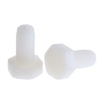 Plain Nylon, Hex Bolt, M10 x 20mm