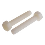 Plain Nylon, Hex Bolt, M10 x 60mm