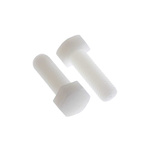 Plain Nylon, Hex Bolt, M8 x 25mm