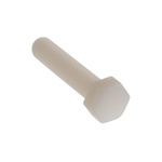 Plain Nylon, Hex Bolt, M8 x 40mm