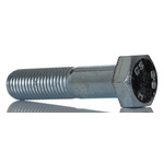Bright Zinc Plated Bright Zinc Plated Steel, Hex Bolt, M16 x 70mm