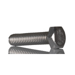 Plain Stainless Steel, Hex Bolt, M6 x 25mm