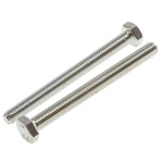 Zinc Plated Steel Hex, Hex Bolt, M6 x 65mm