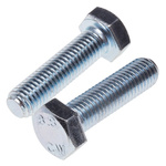 Zinc Plated Steel Hex, Hex Bolt, M12 x 55mm