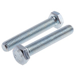 Zinc Plated Steel Hex, Hex Bolt, M12 x 75mm