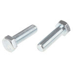 Zinc Plated Steel Hex, Hex Bolt, M16 x 55mm