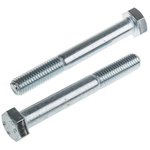 Bright Zinc Plated Steel, Hex Bolt, M14 x 110mm