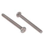 RS PRO Slot Pan A2 304 Stainless Steel Machine Screws DIN 85, M4x40mm