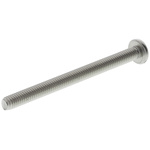 RS PRO Slot Pan A2 304 Stainless Steel Machine Screws DIN 85, M4x50mm