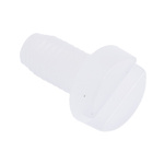 RS PRO Slot  Cheese Head Nylon Machine Screws, M3x6mm