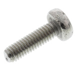 RS PRO Pozidriv Pan A2 304 Stainless Steel Machine Screws DIN 7985, M3.5x12mm