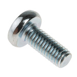 RS PRO Pozidriv Pan Steel Machine Screws DIN 7985Z, M5x12mm