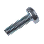 RS PRO Pozidriv Pan Steel Machine Screws DIN 7985, M5x16mm