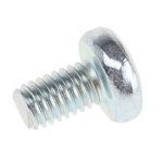 RS PRO Pozidriv Pan Steel Machine Screws DIN 7985Z, M6x10mm