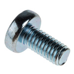 RS PRO Pozidriv Pan Steel Machine Screws DIN 7985Z, M6x12mm