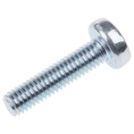 RS PRO Pozidriv Pan Steel Machine Screws DIN 7985, M6x25mm