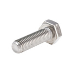 Plain Stainless Steel, Hex Bolt, M10 x 35mm