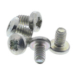 RS PRO Pozidriv Pan Steel Machine Screws ANSI B 18.6.3 No 4x3/16in
