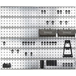 Raaco Galvanized Steel, Polyacetal, Clamp, Nail, Rivet, Screw Hook, 1 x 1-90 mm, 1 x 2-30 mm, 1 x 2-60 mm, 1 x 4-50 mm,