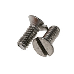 RS PRO Slot Countersunk A2 304 Stainless Steel Machine Screws DIN 963, M2x5mm