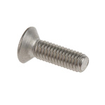 RS PRO Pozidriv Countersunk A4 316 Stainless Steel Machine Screws DIN 965, M3x10mm