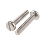 RS PRO Slot Pan A4 316 Stainless Steel Machine Screws DIN 85, M3x16mm