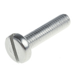 RS PRO Slot Pan A4 316 Stainless Steel Machine Screws DIN 85, M6x25mm