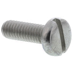 RS PRO Slot Pan A2 304 Stainless Steel Machine Screws DIN 85, M4x12mm