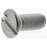 RS PRO Slot Countersunk A2 304 Stainless Steel Machine Screws DIN 963, M5x12mm