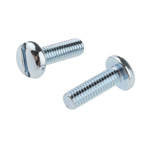 RS PRO Slot Pan Steel Machine Screws DIN 85, M5x16mm