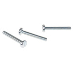 RS PRO Slot Pan Steel Machine Screws DIN 85, M3x20mm