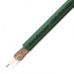 Van Damme Green Unterminated to Unterminated RG59 Coaxial Cable, 75 Ω 6.15mm OD 100m, Standard 75
