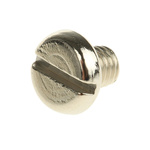 RS PRO Slot Pan Brass Machine Screws DIN 85, M5x6mm