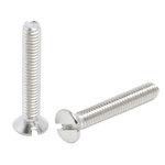 RS PRO Slot Countersunk Brass Machine Screws DIN 963, M2.5x16mm