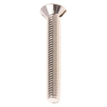 RS PRO Slot Countersunk Brass Machine Screws DIN 963, M3x20mm