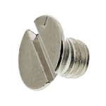 RS PRO Slot Countersunk Brass Machine Screws DIN 963, M5x6mm