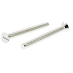 RS PRO Slot Countersunk Brass Machine Screw DIN 963, M5x50mm