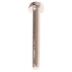 RS PRO Cross Pan Brass Machine Screws DIN 7985, M2.5x20mm