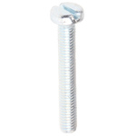 RS PRO Slot  Cheese Head Steel Machine Screws DIN 84, M3x20mm