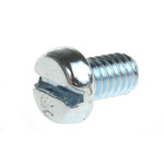 RS PRO Slot  Cheese Head Steel Machine Screws DIN 84, M4x6mm
