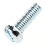 RS PRO Slot  Cheese Head Steel Machine Screws DIN 84, M4x12mm