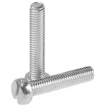RS PRO Slot  Cheese Head Steel Machine Screws DIN 84, M5x25mm