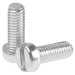RS PRO Slot  Cheese Head Steel Machine Screws DIN 84, M6x16mm