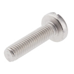 RS PRO Slot Pan A4 316 Stainless Steel Machine Screws DIN 85, M5x20mm