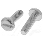 RS PRO Slot Pan Steel Machine Screws DIN 85, M3.5x12mm