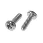 RS PRO Slot Countersunk A2 304 Stainless Steel Machine Screws DIN 963, M1.6x10mm