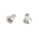 RS PRO Pozidriv Countersunk A2 304 Stainless Steel Machine Screws DIN 965Z, M1.6x3mm