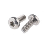 RS PRO Torx Pan A2 304 Stainless Steel Machine Screws ISO 14583, M1.6x20mm