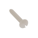RS PRO Slot Countersunk Nylon Machine Screws DIN 963, M2.5x16mm